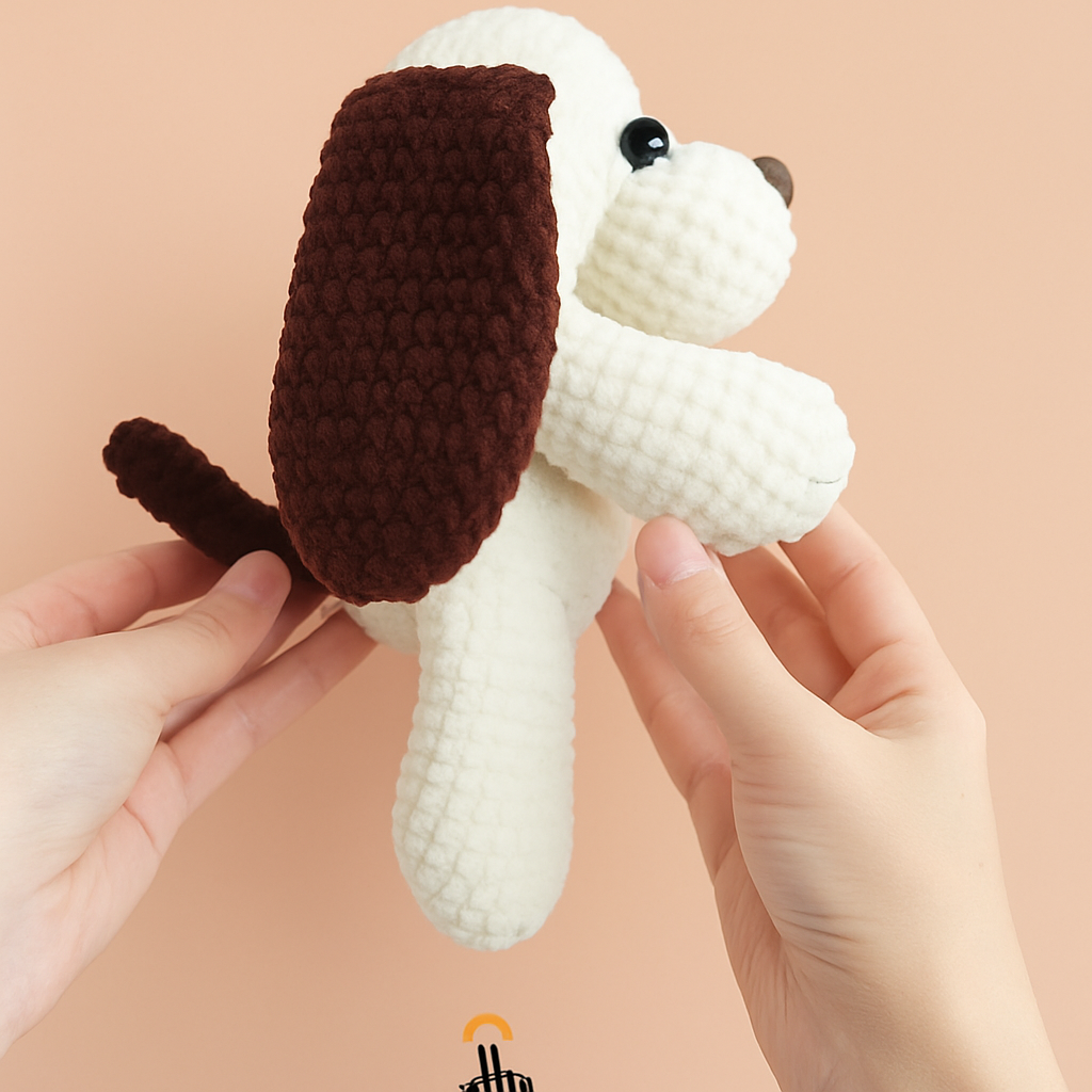 Crochet Plush Puppy – PDF Pattern for Beginners
