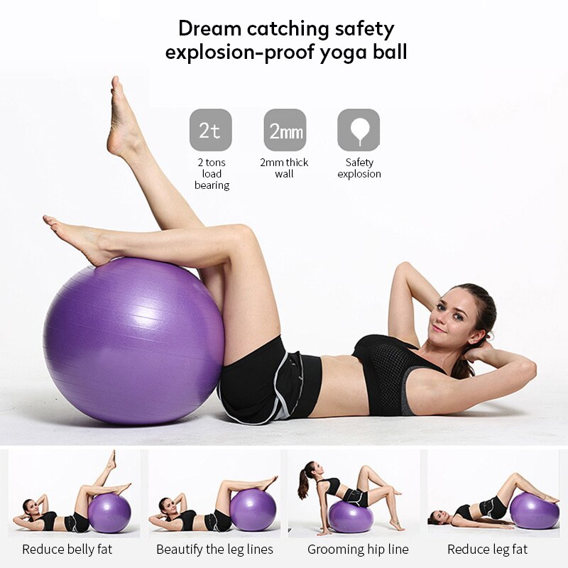 Gym Balance Ball With Manual Pump
