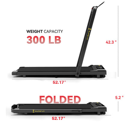 SupeRun® BA03 Smart Walking Pad Under Desk Treadmill with remote control